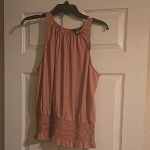 Express Blush Sleeveless Blouse